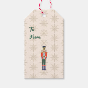 Custom Nutcracker Name Illustration  Gift Tags