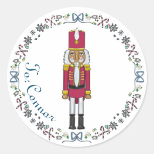Custom Nutcracker Prince Christmas Gift Label