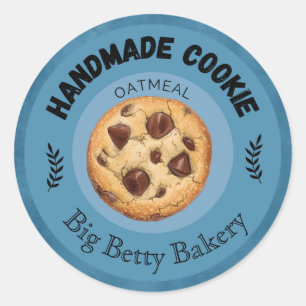 Custom Oatmeal Cookie Labels   Personalized