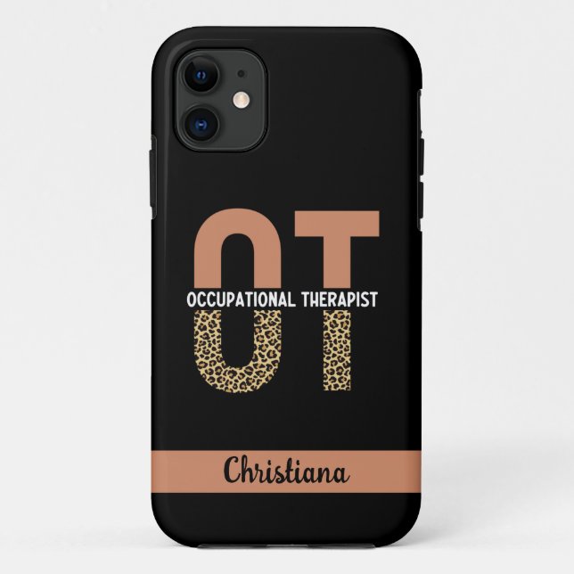 Custom Occupational Therapist OT Appreciation Gift Case-Mate iPhone Case (Back)