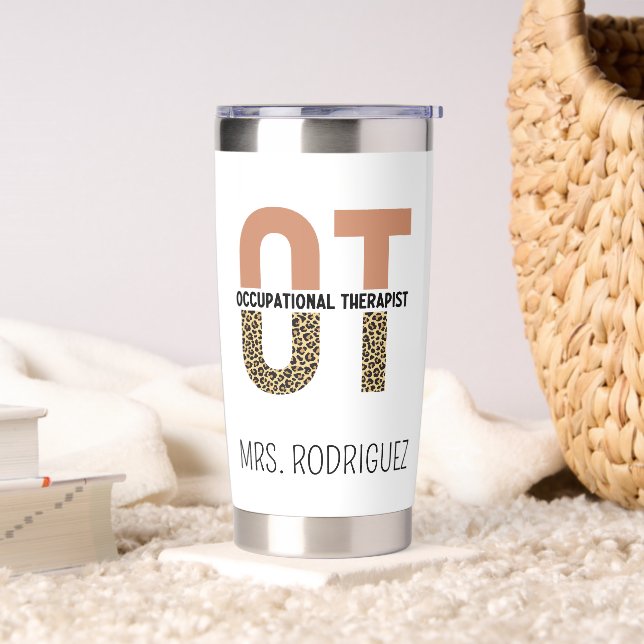 Custom Occupational Therapist OT Appreciation Gift Insulated Tumbler (Living Room)