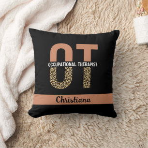 Custom Occupational Therapist OT Appreciation Gift Throw Pillow