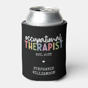 Custom Occupational Therapist OT Gifts Can Cooler