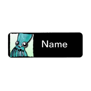 Custom Octopus Name Label