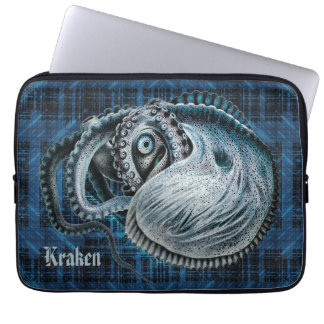 Custom Octopus Squid Nautilus Argonaut Name Laptop Sleeve