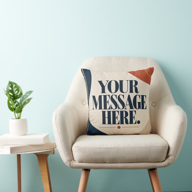 Custom Office Role Funny Throw Pillow (Chair)