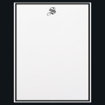 Custom Old English Traditional Professional Font Letterhead<br><div class="desc">Custom Old English Traditional Professional Font</div>