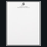 Custom Old English Vintage Font Professional Letterhead<br><div class="desc">Custom Old English Vintage Font Professional</div>
