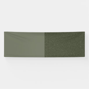 Custom Olive Green Split Banner