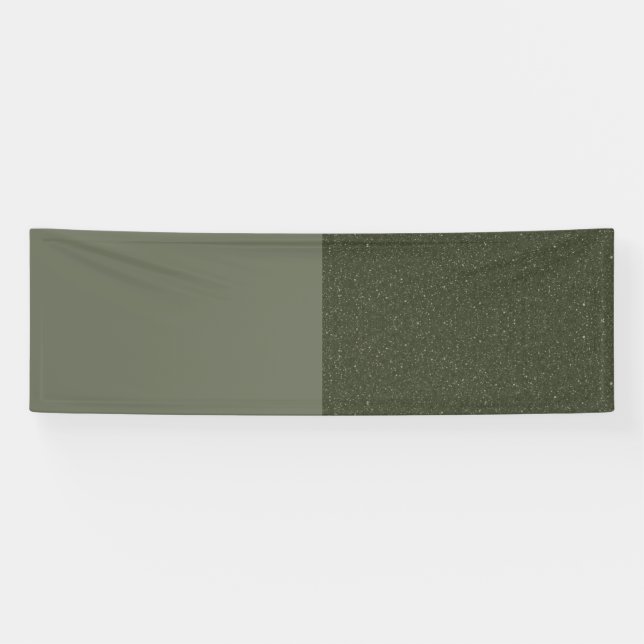 Custom Olive Green Split Banner (Horizontal)