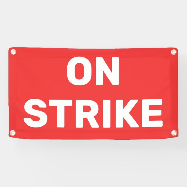 Custom ON STRIKE Banner (Horizontal)