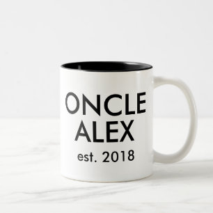 Custom Oncle Mug   cadeau de  naissance