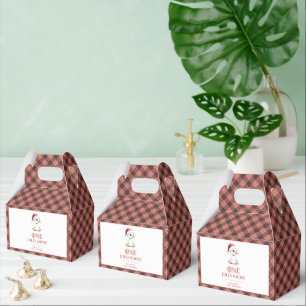 Custom One Jolly Goose December First Birthday Favor Box