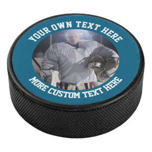 Custom One of a Kind Personalized Hockey Puck