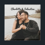 Custom One Of A Kind Personalized Photo Magnet<br><div class="desc">Add your own photos or art and text - unique customized personalized magnet from Ricaso</div>