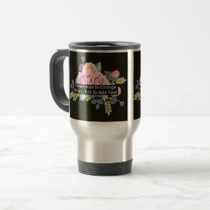 Custom One Photo Artwork Slogan Stainless Steel Travel Mug