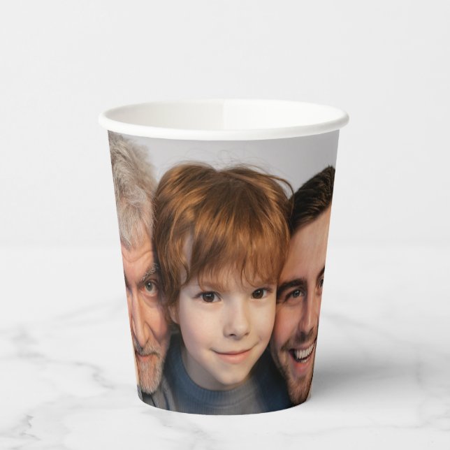 Custom One Photo Paper Cup (Left)