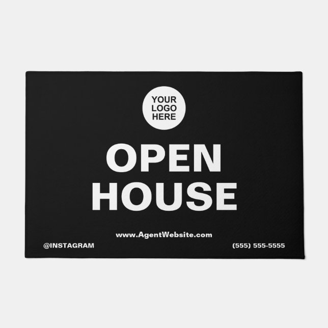 Custom OPEN HOSE Doormat (Front)