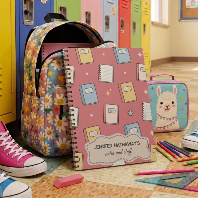 Custom Orange Back to School Notebook Pattern  (Creator Uploaded)