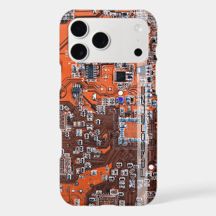 Custom Orange PCB Circuit Board for IT Pros