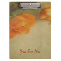 Custom Orange Roses Vintage 