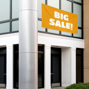 Custom Orange SALE Banner