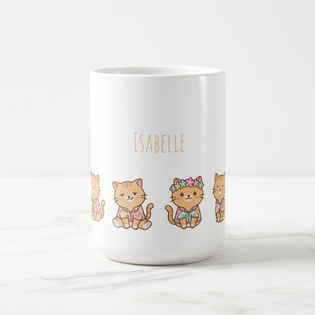 Custom Orange Tabby Coffee Mug (Center)