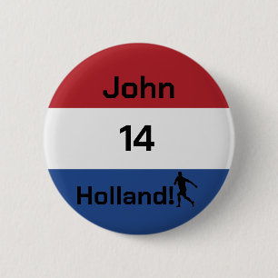 Custom Oranje Fan Spirit 2 Inch Round Button