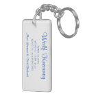 Custom Order Baby Photo Keychain