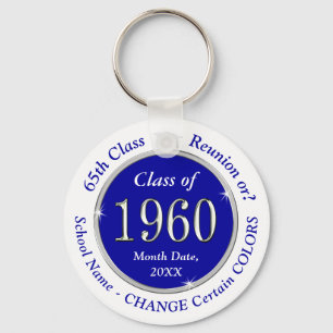 Custom Order Class of 1954 Class  Reunion Gifts Keychain