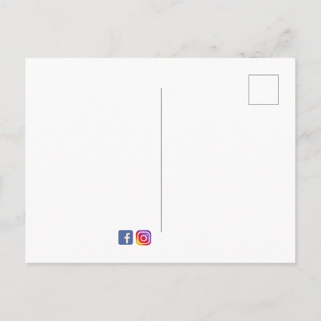 Custom Order for Tina Postcard (Back)