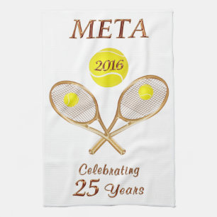 Custom Order Your Personalized Tennis Team Gifts Kitchen Towel