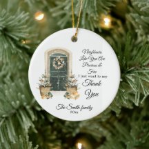 custom ornament for neighbour couple - families