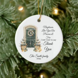 custom ornament for neighbour couple - families