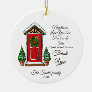 custom ornament for neighbour couple - families