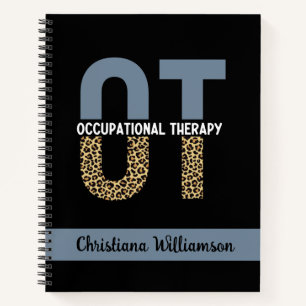 Custom OT Occupation Therapy OT Student gifts Notebook