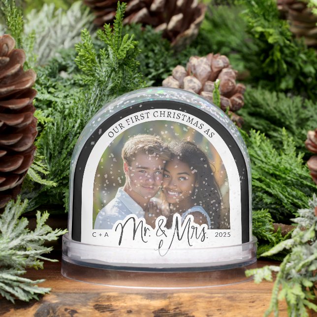 Custom Our First Christmas As Mr. & Mrs.  (Hiver)