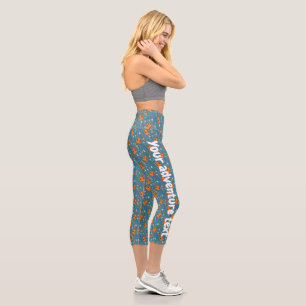 Custom Outdoor Gear Pattern  Capri Leggings
