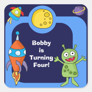 Custom Outer Space Stickers