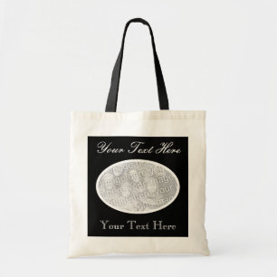 Custom oval photo tote bag Add your image here