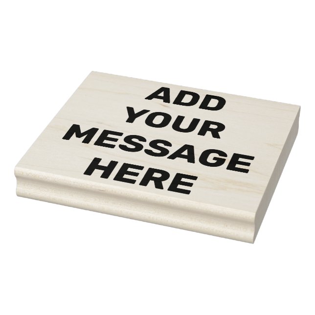 CUSTOM Own Personalised Message Small Business Sel Rubber Stamp (Stamp)