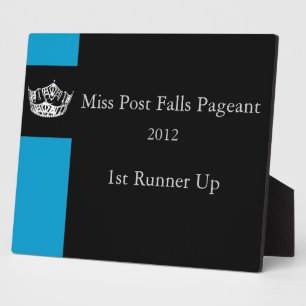 Custom Pageant Awards Plaque