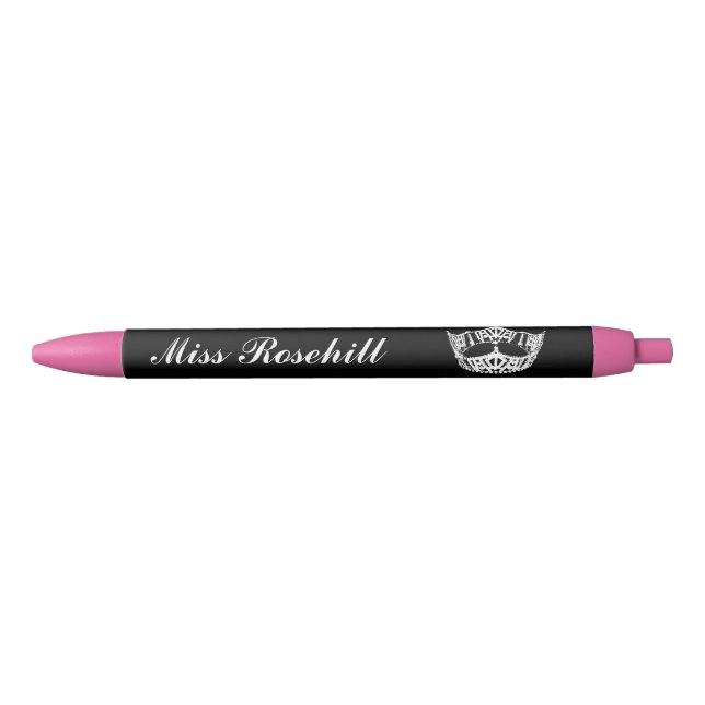 Custom Pageant Crown Ink Pen (Front)