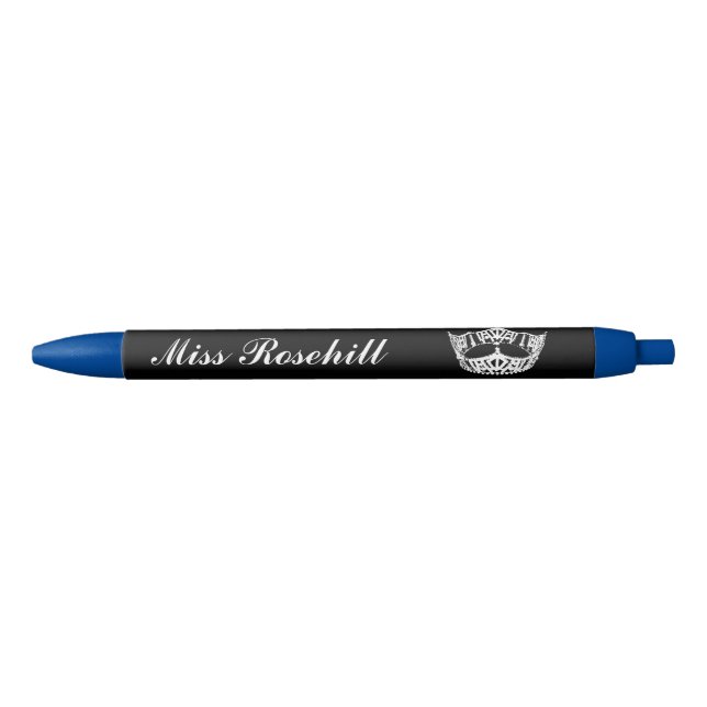 Custom Pageant Crown Ink Pen (Front)