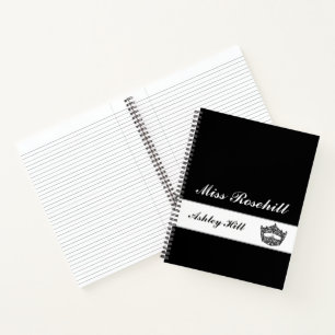 Custom Pageant Crown Notebook