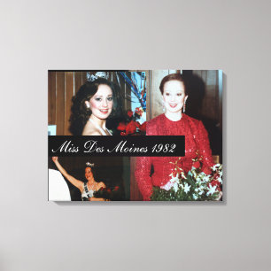 Custom Pageant Portrait Canvas Print