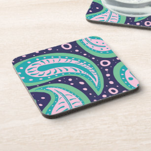 Custom Paisley Hard plastic coaster