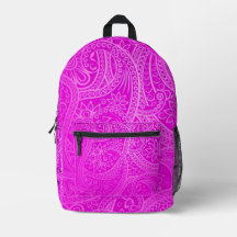 Custom Paisley Magenta Colourful Pattern Aesthetic