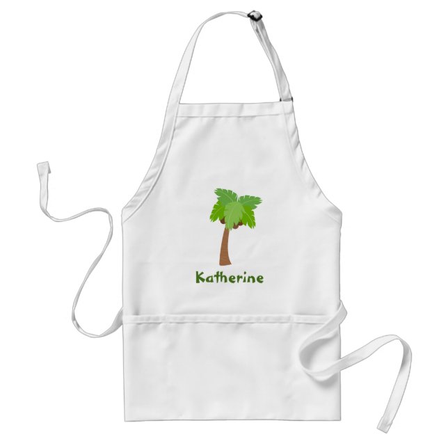 Custom Palm Tree Standard Apron (Front)