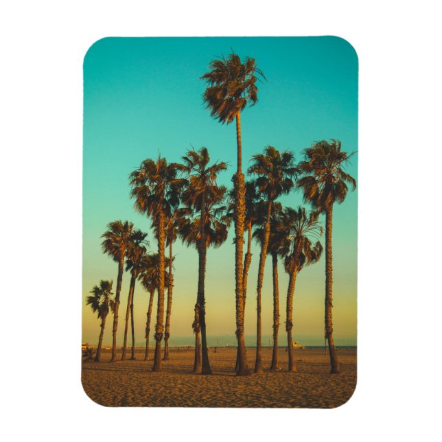 Custom Palm Trees Photo Magnet (Vertical)